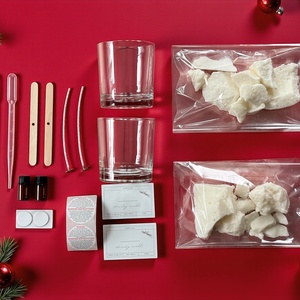 DIY páros gyertyakészítő csomag, DIY (Csináld magad), Egységcsomag, Gyertya-, mécseskészítés, MESKA