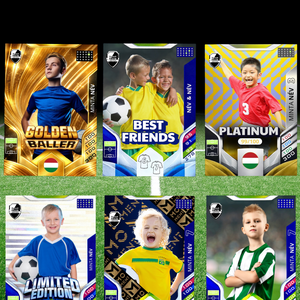 Egyedi fényképes focis kártya - játék & sport - táblajáték és kártyajáték - kártya - Meska.hu