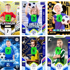 Egyedi Focis kártya - játék & sport - táblajáték és kártyajáték - kártya - Meska.hu