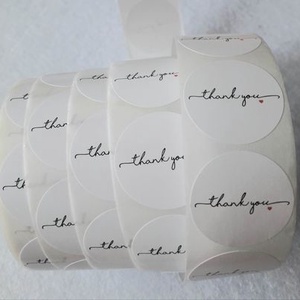 Thank you feliratos matrica, fehér - 10 db/csomag (3011) - kellékek & szerszámok - dekorációs kellékek - egyéb kellékek - Meska.hu