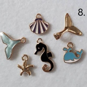 Színes medál csomagok - symbols, sea, sea animals, girly (2994) - kellékek & szerszámok - gyöngyfűzés kellékek - egyéb alkatrész - Meska.hu