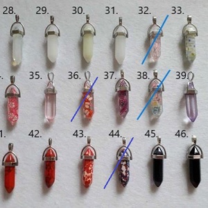 Hexagonál alakú üveg medál - 40 x 8 mm (1206) - kellékek & szerszámok - gyöngyfűzés kellékek - üveggyöngy - Meska.hu