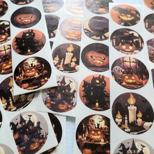 Halloween matrica � 10 db / csomag (1458) - kellékek & szerszámok - dekorációs kellékek - egyéb kellékek - Meska.hu