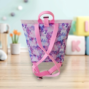 Unikornisos roll-top hátizsák - táska & tok - hátizsák - roll top hátizsák - Meska.hu