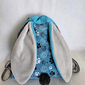 Tündéri nyuszis hátizsák ovisoknak, iskolásoknak, Játék & Sport, Ovis felszerelés, Ovis hátizsák, Varrás, MESKA