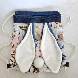 Tündéri nyuszis hátizsák ovisoknak, iskolásoknak - játék & sport - ovis felszerelés - ovis hátizsák - Meska.hu