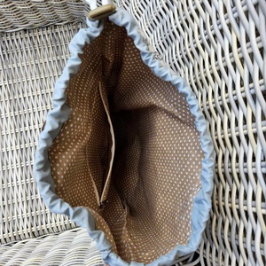 Francia hangulatú hátizsák vízálló talprésszel - táska & tok - hátizsák - tornazsák, gymbag - Meska.hu