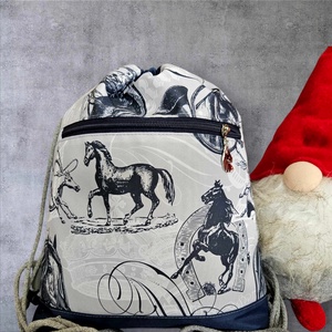 Vízálló lovas hátizsák - Meska.hu