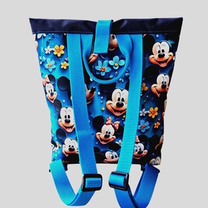 Mickey egeres roll-top hátizsák - táska & tok - hátizsák - roll top hátizsák - Meska.hu