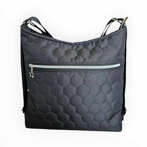 Fekete steppelt kétfunkciós vízálló női táska, Táska & Tok, Variálható táska, Varrás, MESKA