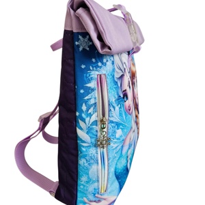 Egyedi jégvarázs roll-top hátizsák - táska & tok - hátizsák - roll top hátizsák - Meska.hu