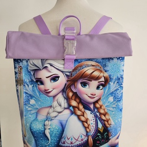 Egyedi jégvarázs roll-top hátizsák, Táska & Tok, Hátizsák, Roll top hátizsák, Varrás, MESKA