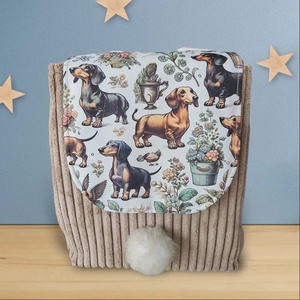 Nyuszis hátizsák vízálló béléssel - táska & tok - hátizsák - kishátizsák - Meska.hu