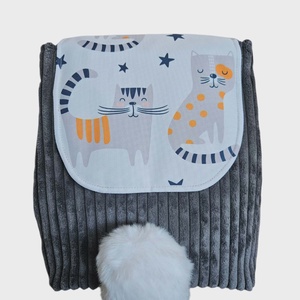 Nyuszis hátizsák vízálló béléssel - táska & tok - hátizsák - kishátizsák - Meska.hu