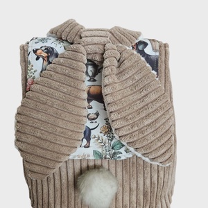 Nyuszis hátizsák vízálló béléssel, Táska & Tok, Hátizsák, Kishátizsák, Varrás, MESKA