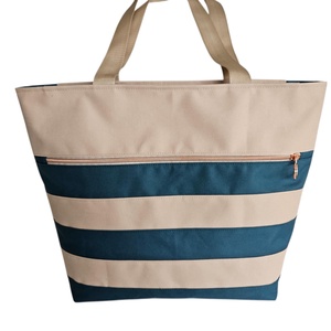 Vízálló strandtáska/fitnesz táska/shopper rögzíthető pénztárcával - Meska.hu