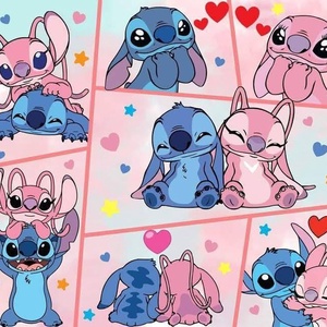 Stitch mintás vízálló tornazsák  - Meska.hu