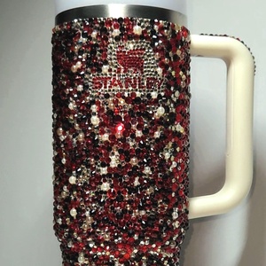 Termosz Stanley üvegkővel díszítve - otthon & életmód - konyhafelszerelés, tálalás - italos kellékek - kulacsok - Meska.hu