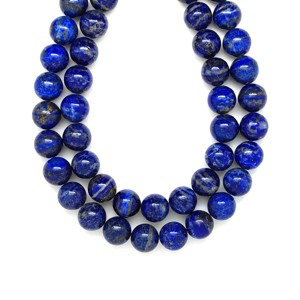 Lapis lazuli golyó 12-13 mm, 38 cm � ásványfüzér, ékszer alapanyag - Meska.hu