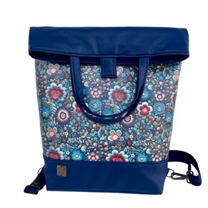SuziartBag Kék virágos 3in1 táska, Táska & Tok, Kézitáska & válltáska, Válltáska, , MESKA