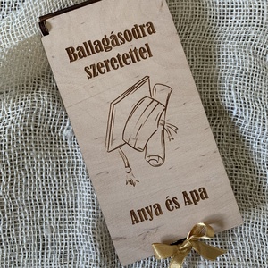 Nyitható pénzátadó ballagásra - Meska.hu