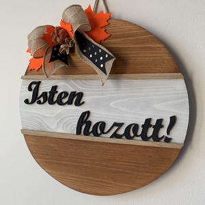 Isten hozott kopogtató - otthon & életmód - ház & kert - isten hozott tábla - Meska.hu