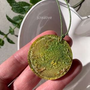 Lime - nyári hangulatú epoxy medál - Meska.hu