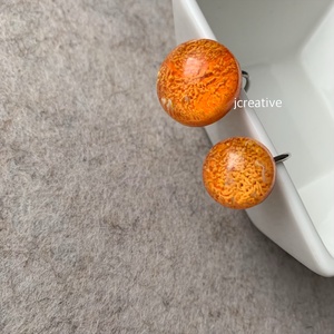 Napsárga epoxy gyanta gyűrű pár - Meska.hu