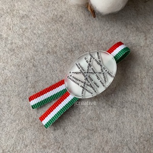 Nemzeti Dalos kokárda kitűző - ékszer - kitűző és bross - Meska.hu