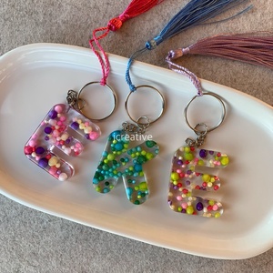 Színes cukorka hatású betű kulcstartók - Meska.hu