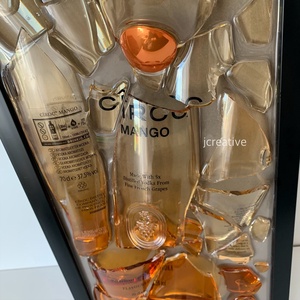 Egyedi epoxy falikép tört üvegből � CÎROC Mango design - otthon & életmód - dekoráció - fali és függő dekoráció - falra akasztható dekor - Meska.hu