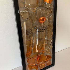 Egyedi epoxy falikép tört üvegből � CÎROC Mango design - otthon & életmód - dekoráció - fali és függő dekoráció - falra akasztható dekor - Meska.hu