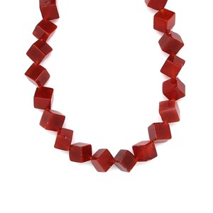 Karneol kocka 8mm, Kellékek & szerszámok, Ásvány alapanyag, Ásványfüzér, , MESKA