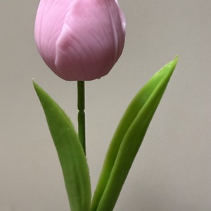 Szálas szójaviasz tulipán - otthon & életmód - virágdekoráció - virágok - szálas virág - Meska.hu