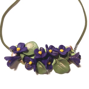 Ibolyás nyaklánc - Meska.hu