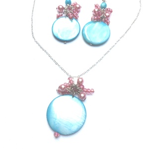 Kék gyöngyös szett - ékszer - ékszerszett - Meska.hu Kék gyöngyös szett - ékszer - ékszerszett - Meska.hu