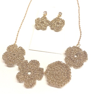 Arany színű ékszerszett - Meska.hu