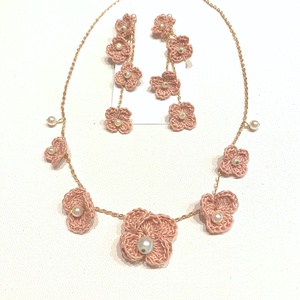 Virágos szett - ékszer - ékszerszett - Meska.hu
