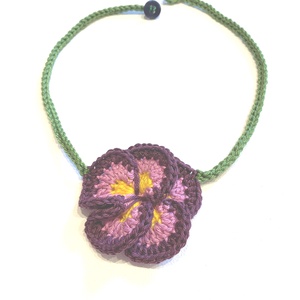 Árvácska, Ékszer, Nyaklánc, Statement nyaklánc, Horgolás, MESKA