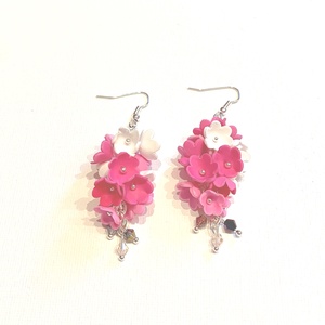 Virágfürt - ékszer - fülbevaló - lógó fülbevaló - Meska.hu