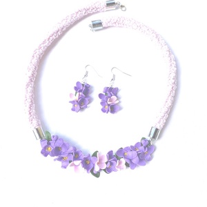 Virágos ékszerszett - ékszer - ékszerszett - Meska.hu