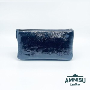 Fekete gyűrt lakk egyenes swarovski köves női pénztárca G8007 - táska & tok - pénztárca & más tok - pénztárca - női pénztárca - Meska.hu