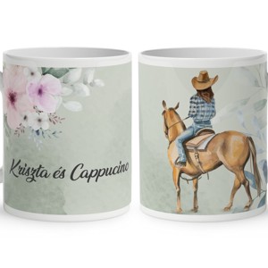 Kérd a neveddel - Gyönyörű lovam mintás bögre, Otthon & Életmód, Konyhafelszerelés, tálalás, Tálalás, Bögre & Csésze, , MESKA