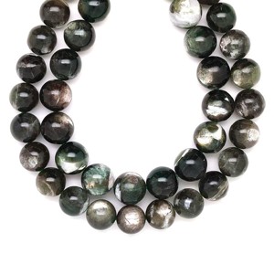 Lepidolit zöld golyó A 15-16mm  ékszerkészítő alapanyag (füzér), Kellékek & szerszámok, Ásvány alapanyag, Ásványfüzér, , MESKA