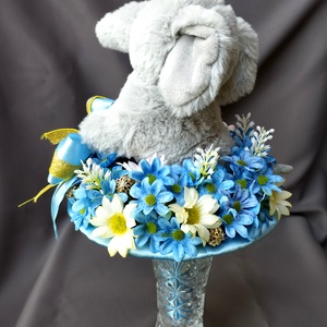 Saját készítésű egyedi óvodai elefántos ballagási csokor, örök csokor - Meska.hu