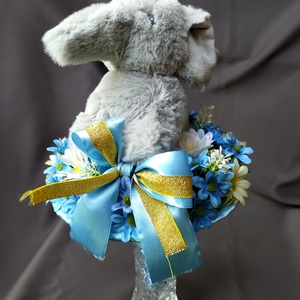 Saját készítésű egyedi óvodai elefántos ballagási csokor, örök csokor - otthon & életmód - dekoráció - virágdísz és tartó - csokor & virágdísz - Meska.hu