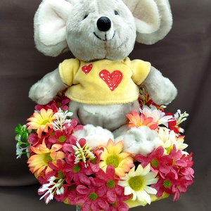 Saját készítésű egyedi egeres ballagási csokor, örök csokor - otthon & életmód - dekoráció - virágdísz és tartó - csokor & virágdísz - Meska.hu