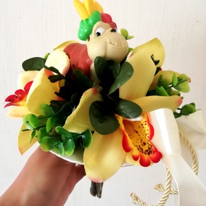 Saját készítésű egyedi RIO BULLDOG -os óvodai ballagási csokor, örök csokor - Meska.hu