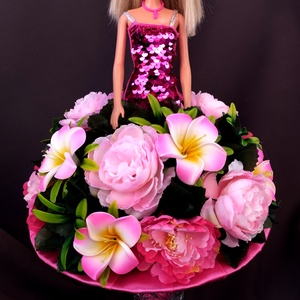 Barbie ballagási csokor, örök csokor, Otthon & Lakás, Dekoráció, Virágdísz és tartó, Csokor & Virágdísz, , Meska