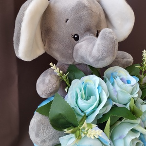 Elefántos ballagási csokor - otthon & életmód - dekoráció - virágdísz és tartó - csokor & virágdísz - Meska.hu